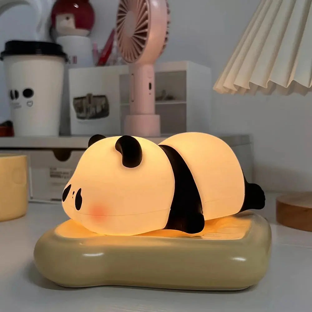 Panda USB Rechargeable Touch night lamp in silicone Panda Mart