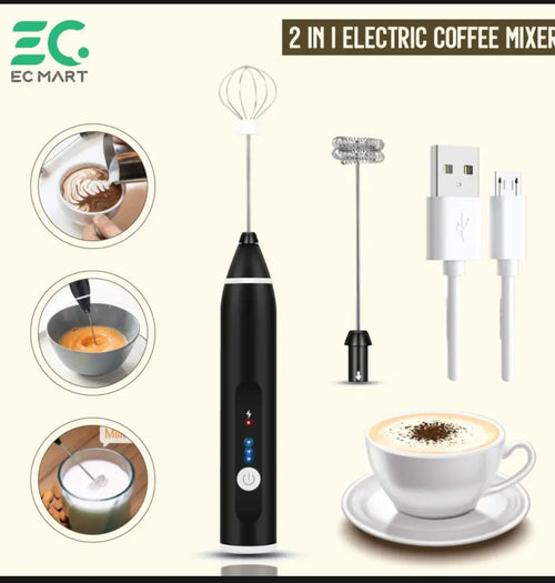 Electric coffee beater 2 in 1 grinder and beater Panda Mart