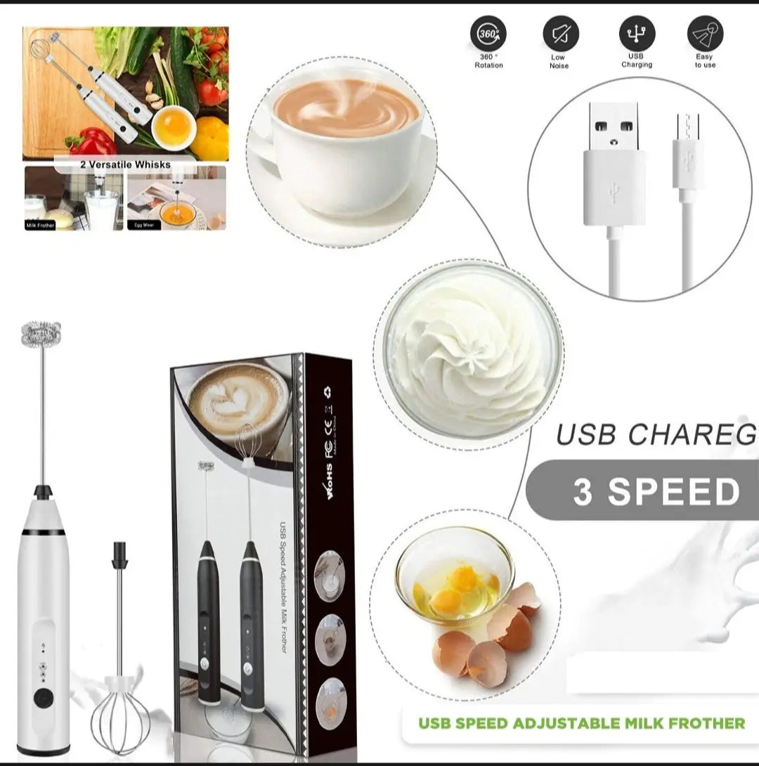 Electric coffee beater 2 in 1 grinder and beater Panda Mart