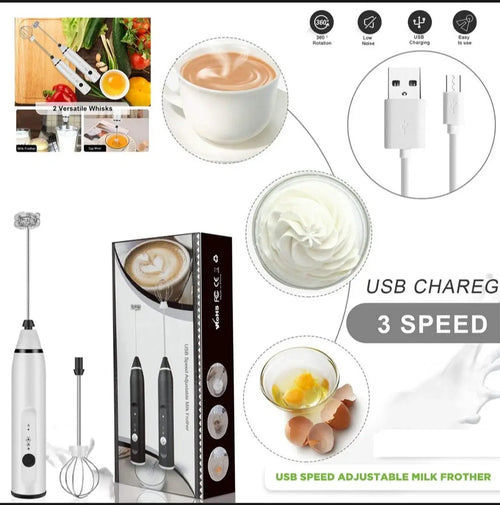 Electric coffee beater 2 in 1 grinder and beater Panda Mart