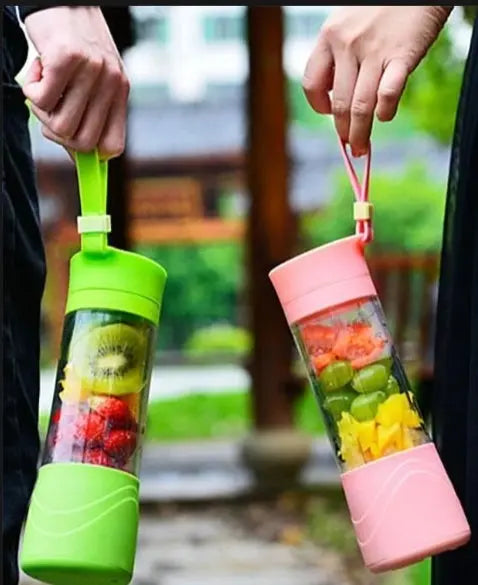 Portable USB Rechargeable Juicer Blender with 6 Blades and 380ml portable juicer cup- Compact Mini Juicer Machine for travel,Gym and Kitchen Panda Mart