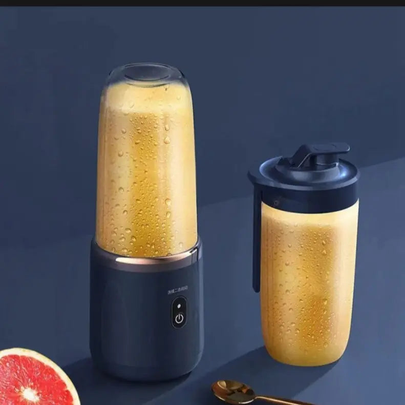USB Rechargeable Juicer Blender with 400ml Jug and 6 Blades Panda Mart