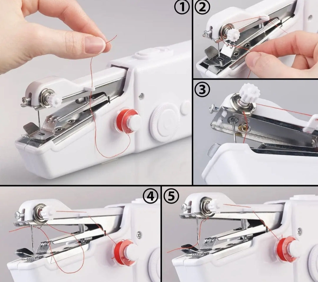 Mini Handy Stitch Machine | Portable Sewing Machine with Battery Operater Panda Mart