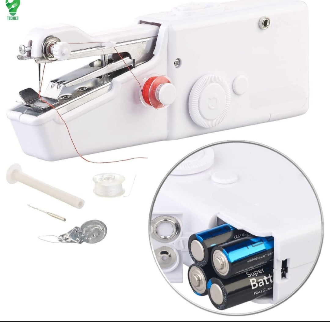 Mini Handy Stitch Machine | Portable Sewing Machine with Battery Operater Panda Mart