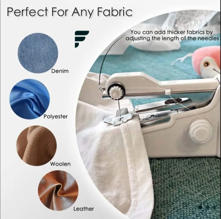 Mini Handy Stitch Machine | Portable Sewing Machine with Battery Operater Panda Mart