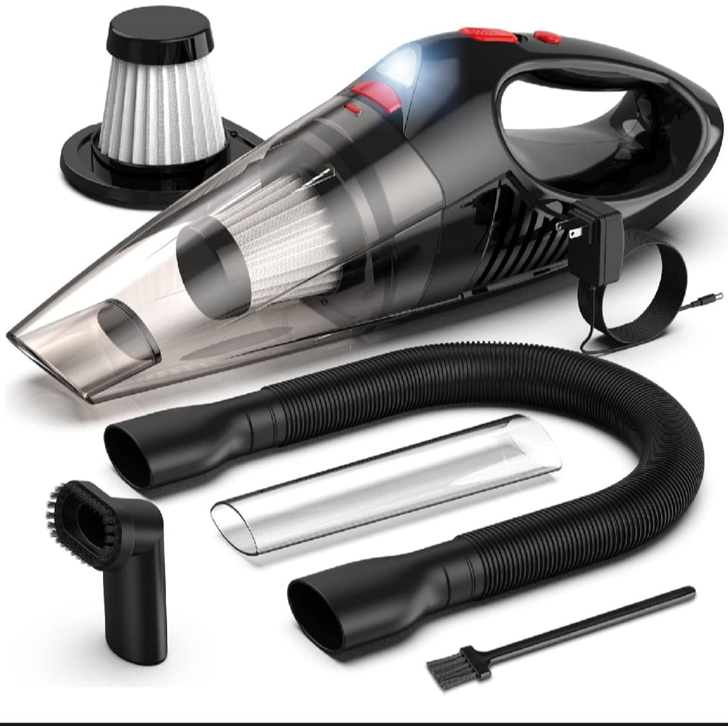 Wireless Car Vacuum Cleaner 4-in-1 | Powerful Suction Panda Mart