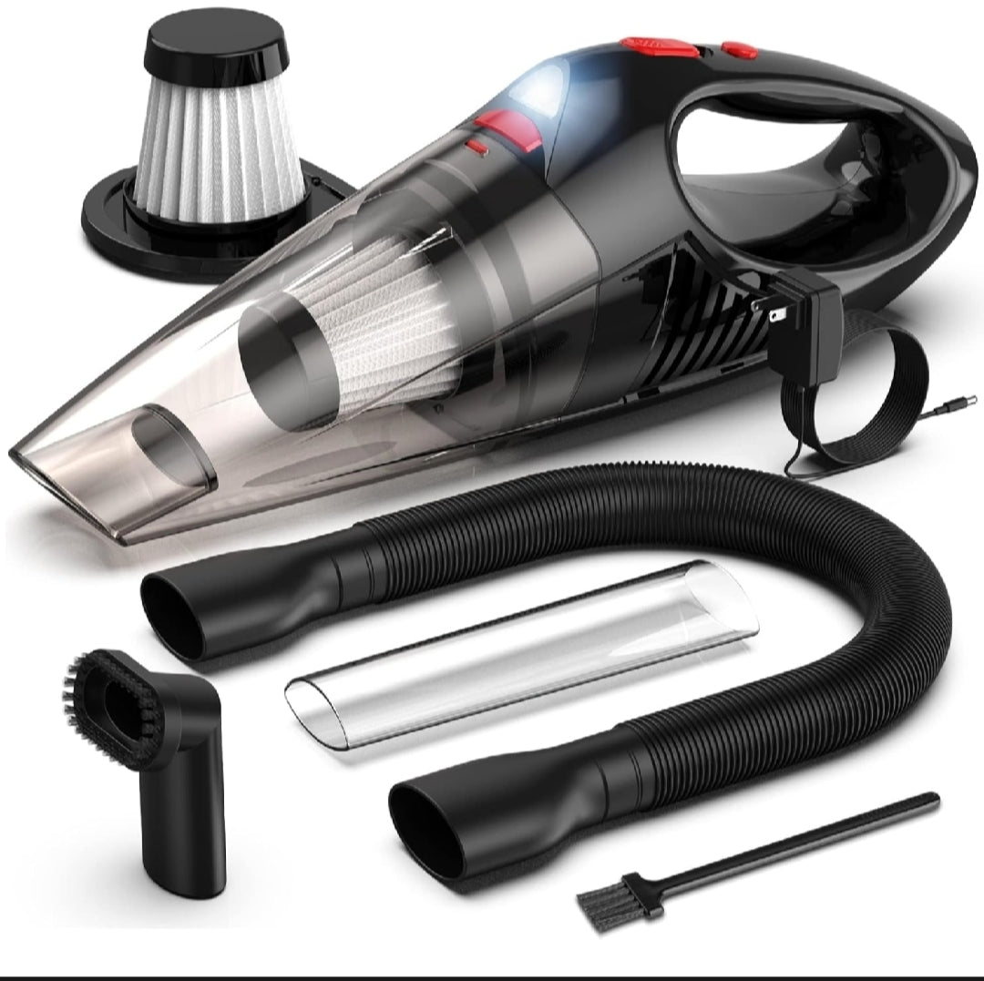 Wireless Car Vacuum Cleaner 4-in-1 | Powerful Suction Panda Mart