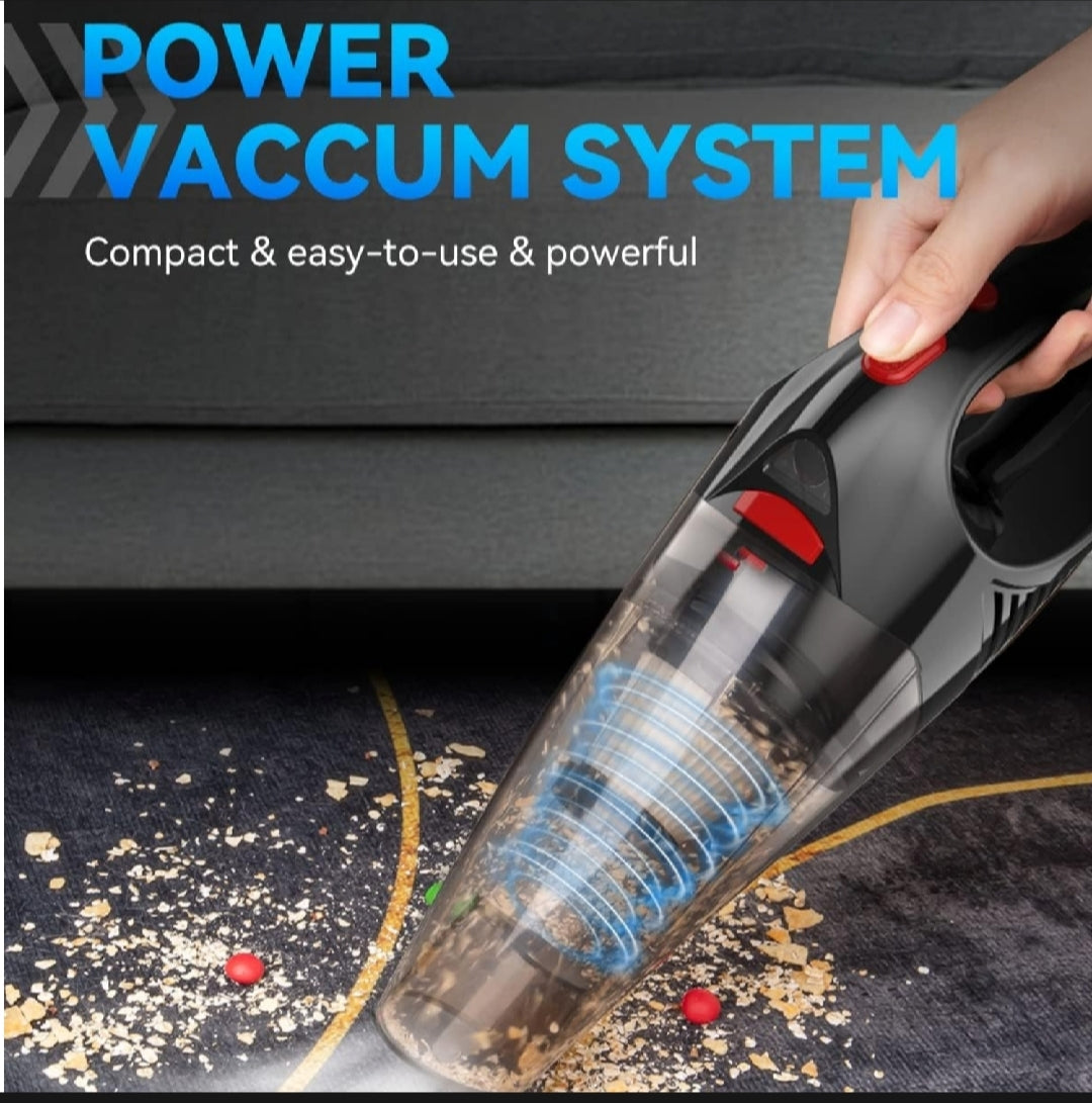 Wireless Car Vacuum Cleaner 4-in-1 | Powerful Suction Panda Mart