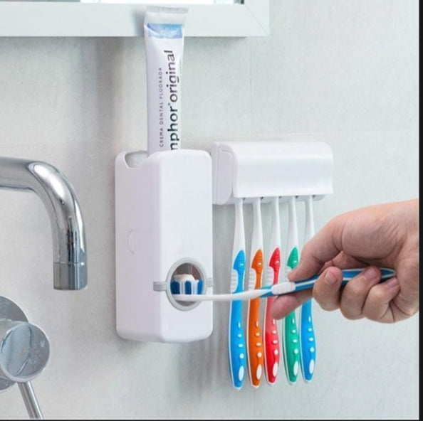 Toothpaste Dispenser or Toothbrush Holder Panda Mart