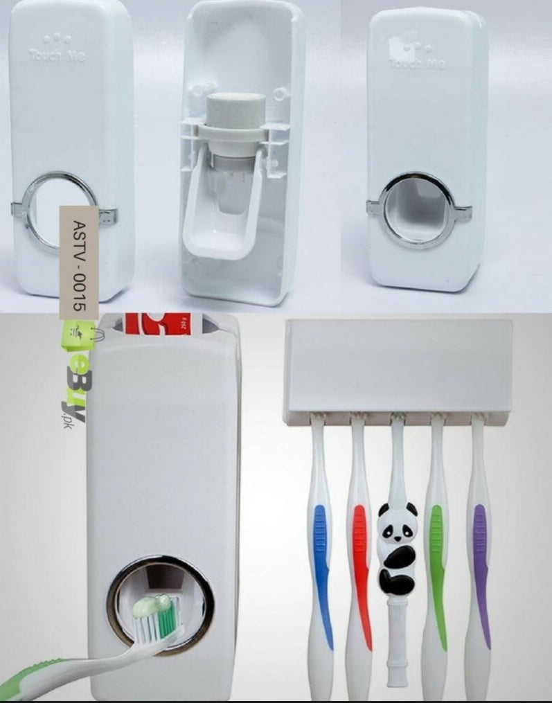 Toothpaste Dispenser or Toothbrush Holder Panda Mart